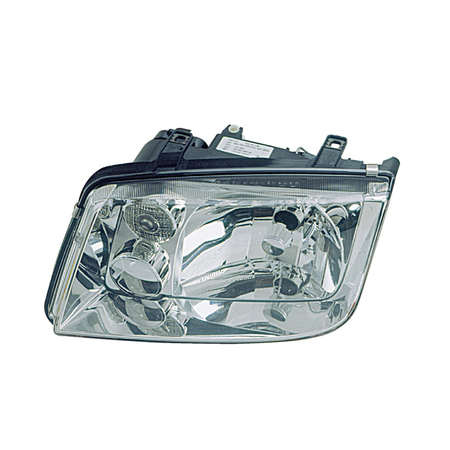 EAGLE EYES LH H/LMP ASSY COMP; W/O FOG LAMPS; W/CHR BEZEL; LATE DESIGN JETTA 1999-01 VW088-A101L